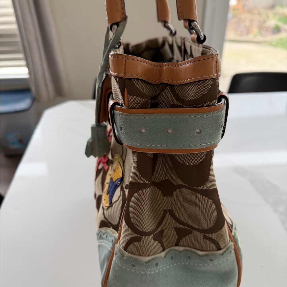 Vintage coach under the sea Hampton satchel - Picture 7 of 8